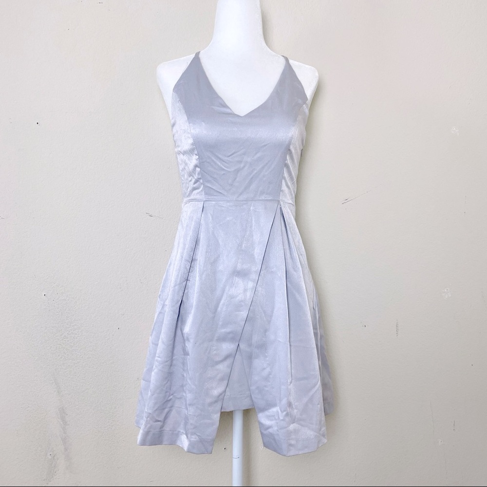 2 for $30- Silver sateen dress